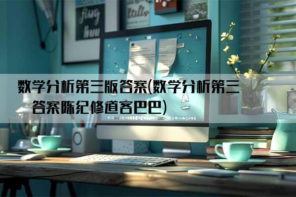 数学分析第三版答案(数学分析第三版答案陈纪修道客巴巴)