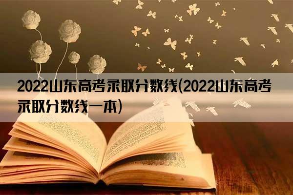 2022山东高考录取分数线(2022山东高考录取分数线一本)